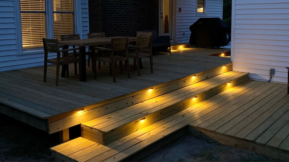 deck lighting for safety